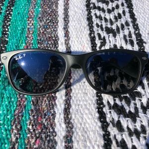 Polarized Ray Ban Matte Black Sunglasses